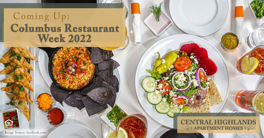 Coming Up Columbus Restaurant Week 2022 Central Highlands Apartment